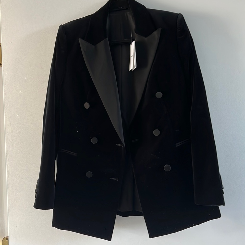 Gorgeous Theory Tuxedo jacket…classic and will never go out of style